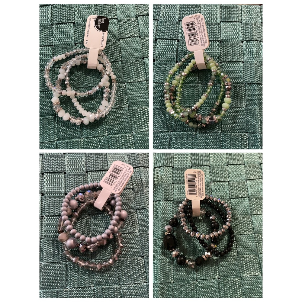 Elegant Beaded Bracelet Set